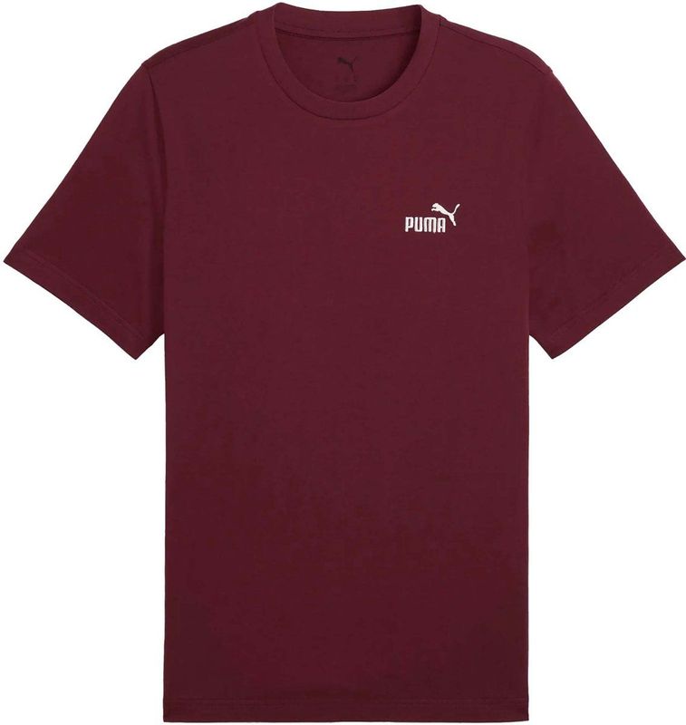 PUMA Shirt  bordeaux / offwhite
