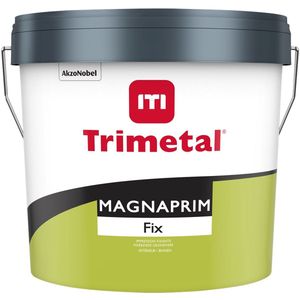 Trimetal Magnaprim Fix - Watergedragen dekkende en fixerende grondlaag voor binnen - Kleur RAL 9016 Verkeerswit - 5 L