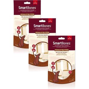 Smartbones Classic Bone Chews Pindakaas - Hondensnacks - 3 x Medium