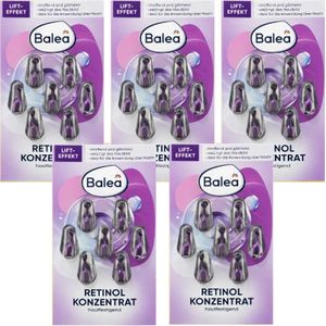 Balea Retinol Concentraat COMBI-verpakking 5x 7 stuks - Skin-Care - 5x 7 stuks - Retinol - Collageenbooster - Anti-Age Concentraat