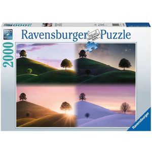 Ravensburger puzzel Stemmingsvolle bomen en bergen - Legpuzzel - 2000 stukjes