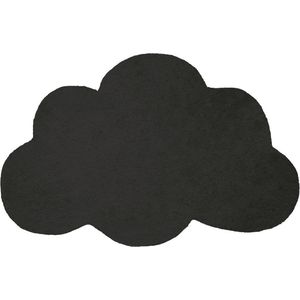 lilipinso - vloerkleed wolk - zwart - babykamer