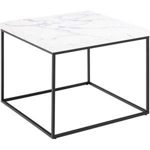 Sohome Salontafel Kathy - Marmerlook - 60 x 60cm - Wit