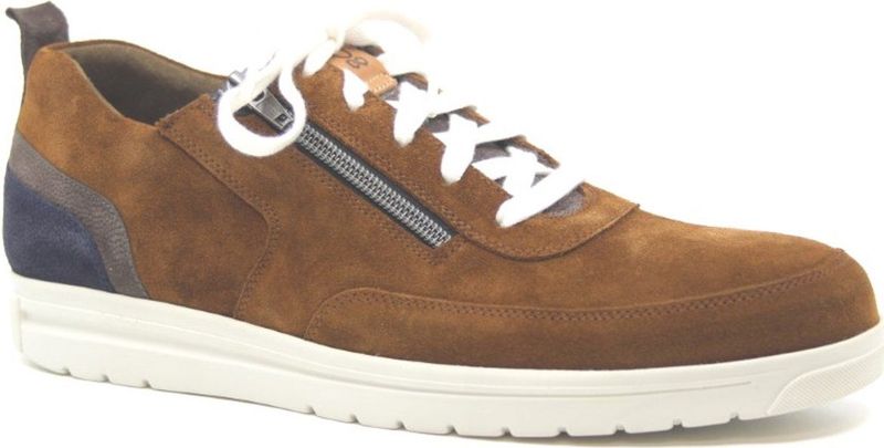 Gijs - 2079-wijdte-e 9066 - Nette Schoenen - Cognac - Leer