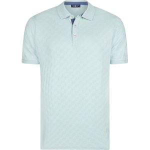 Jimmy Sanders Poloshirt Korte Mouw - Poplin Blouse - 100% Katoen Heren Mint - L