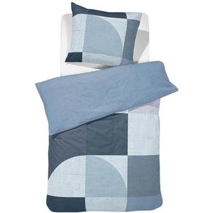 Dekbedovertrek - Cinderella Rune Blue - Katoen - 140 x 200 / 220 cm - 1-Persoons