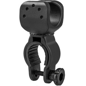 Stokhouder - Rolstoel- en Rollatorhouder - Fietslamphouder - Zwart