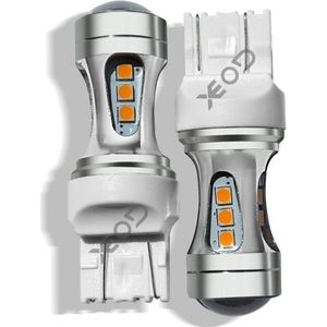 XEOD Pro Line Lampen set – W21/5W / T20 / 7440 LED – Oranje licht canbus - Knipperlicht - Richtingaanwijzer – 2 stuks