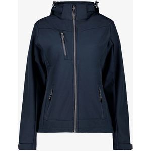 Kjelvik dames softshell jas blauw - Maat XXL