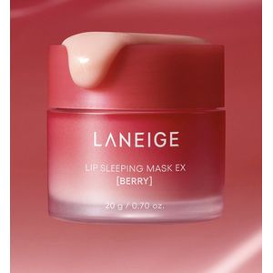 LANEIGE Lip Sleeping Mask Ex Berry Original 20 gr - Lipslaapmasker - Korean Skincare