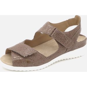 Durea Dames Sandaal - 7410-218-0875 Taupe - Wijdte H - Maat 8 (42)