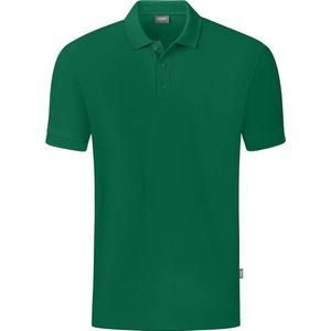 Jako - Organic Polo - Groen - Heren - 100% Biokatoen
