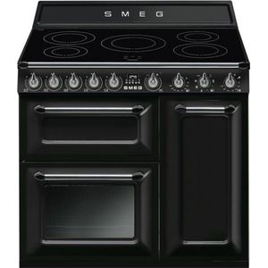 Smeg Victoria CUISINIA?RE TR93IBL2 Range-fornuis Inductiekookplaat zones Zwart A