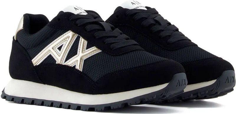 AIX Armani Exchange - XM001960AF19388MC077 - Trainers - Zwart - Plat - Veters - Casual