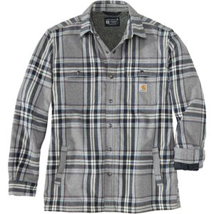 Carhartt - Heavyweight Flannel - Geruite Overhemdjas - Sherpa Voering - Relaxed Fit