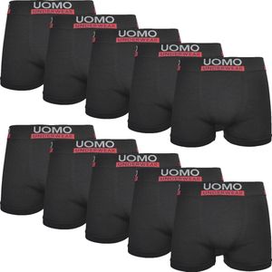 Boxershorts Heren Microfiber - 10-pack - Zwart - Maat M/L - Heren Ondergoed | Multipack