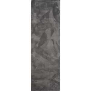 Loper zacht - Plush grijs 80x250 cm