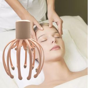 CHIWIN Draadloze Hoofdmassagespin Apparaat - Hoofdmassage met Verwijderbare Massagekop Shampoo Borstel Ergonomisch Ontwerp - voor Hoofd Nek Armen Benen