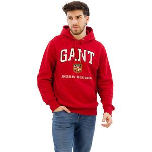 Gant Graphic Hoodie Rood M Man