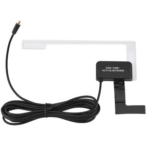 MCX Male Auto DAB DAB + Antenna Digital Radio Antenna Glass Holder MCX Connector 3M