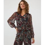 Blouse lurex plisse Waves