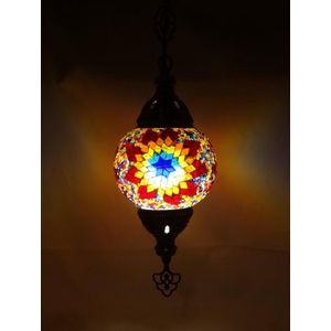 Oosterse mozaïek hanglamp (Turkse lamp)  ø 12 cm Bol