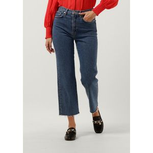 7 For All Mankind Logan Stovepipe Blaze With Raw Cut Hem Jeans Dames - Broek - Blauw - Maat 30