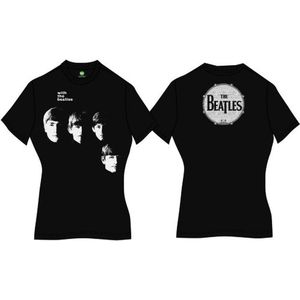 The Beatles Dames Tshirt -2XL- With The Beatles Zwart