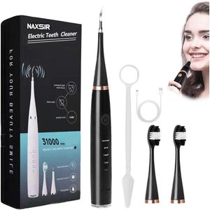 NAXSIR Ultrasone Tandenborstel - Professionele Tandenreiniger - 5 Standen + 2 Opzetborstels
