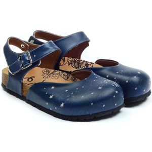 GOBY Clogs met Make a Wish Print – Handgemaakt – Hoge Kwaliteit – Maat 37