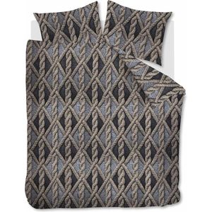 Beddinghouse Aran Knit Dekbedovertrek - Flanel - Tweepersoons - 200x200/220 cm - Grey