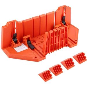Allecto plus - Handzaag houtbewerking Miter Box 14 inch kunststof verstekbak snoeizaag houtsnijder.