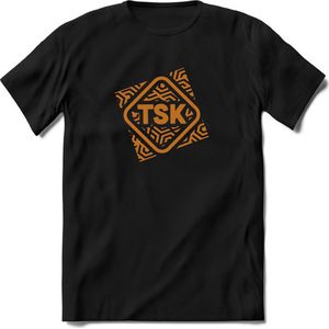 TSK Studio Shirt |Goud | T-Shirt Heren / Dames | Original & vintage | Sport Shirt Cadeau | Maat XXL
