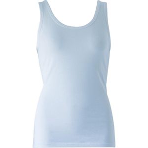 MOOI! Company - Basis Top Bonny - Hemdje met brede bandjes - Aansluitend model - Kleur  Light Blue -S