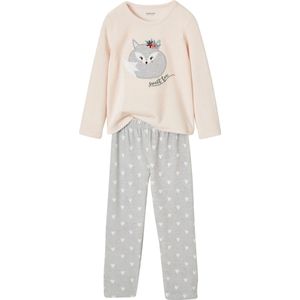 Vertbaudet Fluwelen meisjespyjama Vos