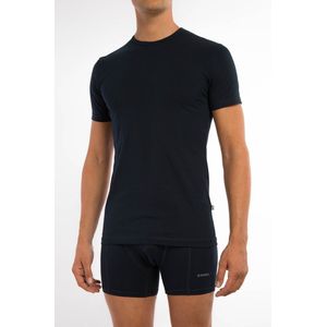 Claesen's® - Heren T Shirt KM Donkerblauw 2 pack - Donkerblauw - 95% Katoen - 5% Lycra