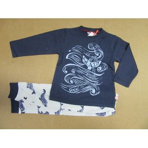 Noukie's - Pyjama - Katoen - Marine Sea - 2jaar 92