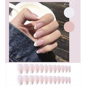 24 Stuks Nepnagels - Kunstnagels Nail Art - Plak Nagels - Multicolor