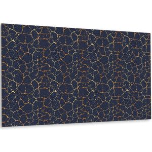 Tulup PVC Wandpaneel - Scheuren In Marmer Vinyl Wandpaneel - 100 cm x 50 cm - Maritiem Vinyl Wandpaneel - 1 stuk - Wandpaneel PVC - Marmer Wandbekleding - Wandpaneel Zelfklevend - Plaktegels Keuken en Badkamer