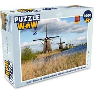 Puzzel Molen - Landschap - Nederland - Legpuzzel - Puzzel 1000 stukjes volwassenen