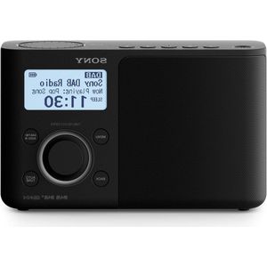 Draagbare Digitale Radio FM/DAB/DAB+ zendergeheugen RDS-functie wekker batterij- en voeding zwart - Draagbare Radio, Digitale Ontvanger