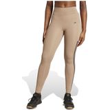 adidas - Optime 3 Stripes - Leggings - Zwart - Aansluitende Pasvorm - CLIMACOOL