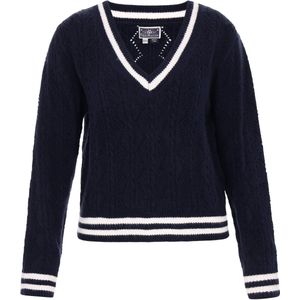 DreiMaster - Maritime - Trui - Navy / Wit