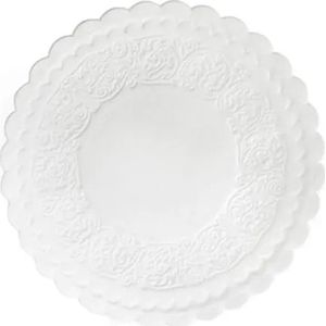 Duni | Onderzetter | 8 laags | 9 cm | Wit tissue | 500 stuks