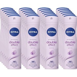 Nivea Deospray Women  Double Effect 150 ml - Voordeelverpakking 24 stuks