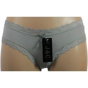 J&C - 3-pack - Kanten Ondergoed - Grijs - Microfiber