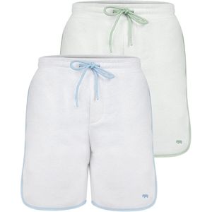 Felix Hardy - Jogger Short - Korte Broek - Ecru - 2 Pack Heren