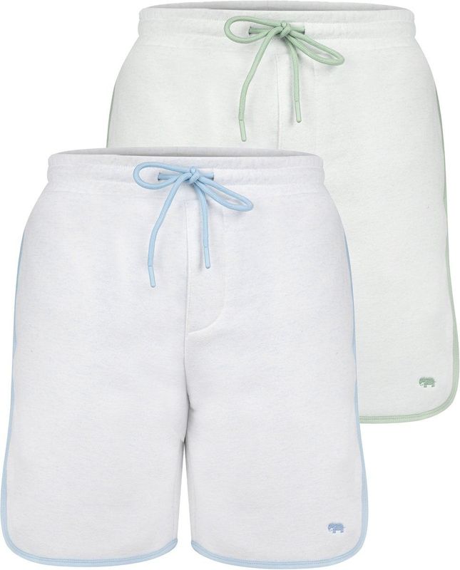 Felix Hardy - Jogger Short - Korte Broek - Ecru - 2 Pack Heren