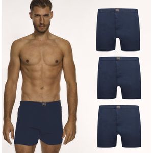 Gino Santi Klassieke boxer 3-pack Navy | Maat 3XL