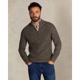 NZA - Groene - Katoenen Half Zip Trui